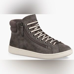 Women’s grey Ugg Olive high top sneaker